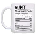 thumbnail image 2 of ThisWear Mothers Day Gifts for Aunt Nutritional Facts Label Funny Gifts for Aunt Gag 11 ounce Coffee Mug, 2 of 4