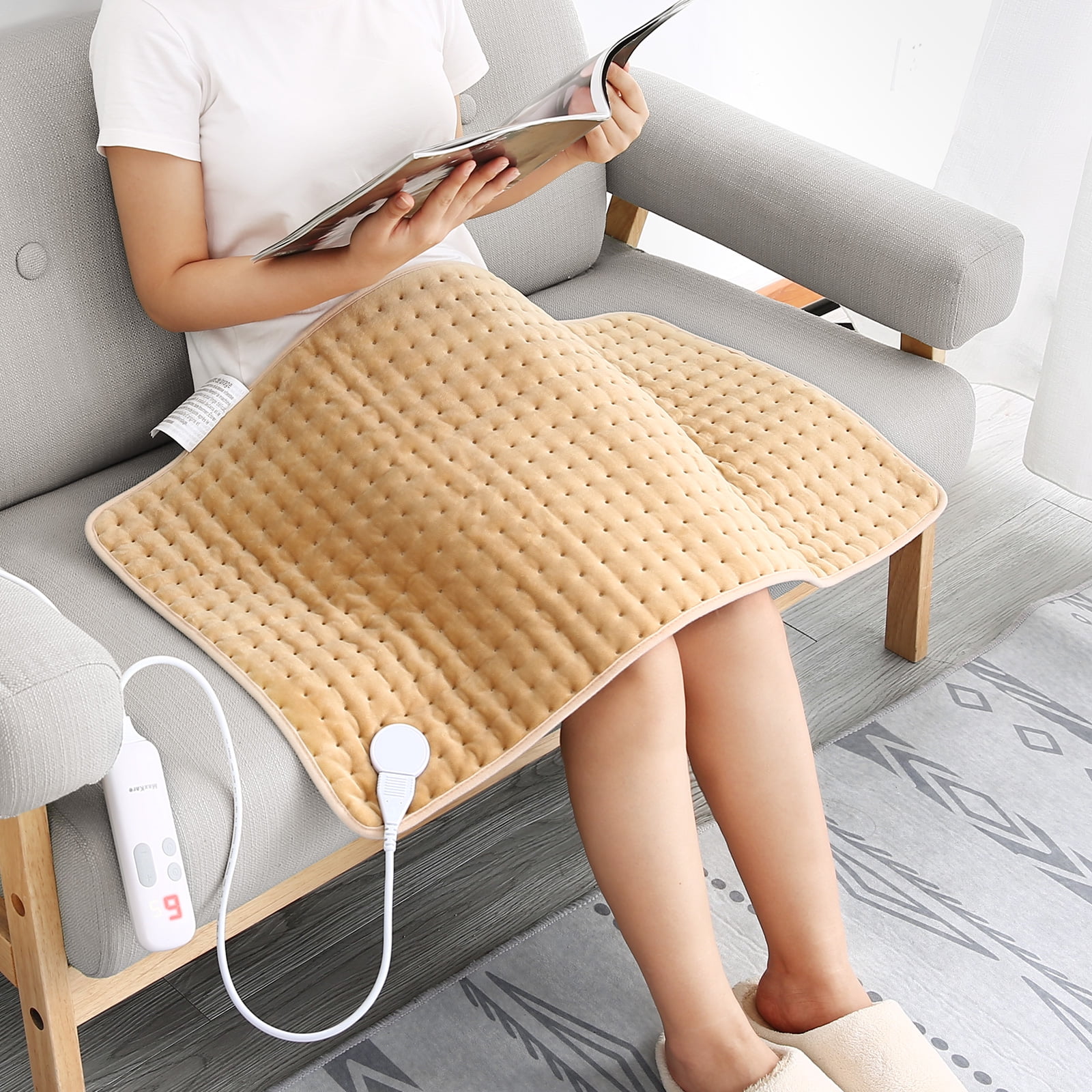 Maxkare 33" x 18" Large Heating Pad with Autooff & 6 Temperature