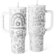 thumbnail image 1 of Vaso SANDJEST de 40 oz con mango aislante de acero inoxidable, 1 of 8