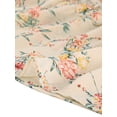 thumbnail image 5 of INSPIRE CHIC Women's Floral Flutter Sleeves V Neck Smocked Ruffle Dress Apricot XS, 5 of 5