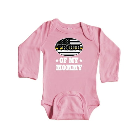 

Inktastic Dispatcher Mommy Emergency Services Gift Baby Boy or Baby Girl Long Sleeve Bodysuit