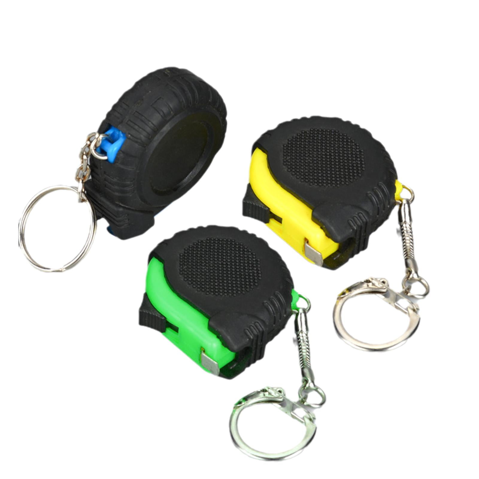 Mini Tape Measure Keychain Retractable Measuring with Key Chain N9H9
