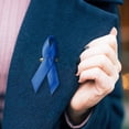 thumbnail image 4 of 100 Pieces Blue Satin Awareness Ribbons with Safety Pins 1.4 x 3 inch, 4 of 6