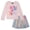 Pastel Pink Minnie, variant on Frozen Toddler Girls' Long Sleeve Tee and Sequin Skirt Set Ice Blue Elsa