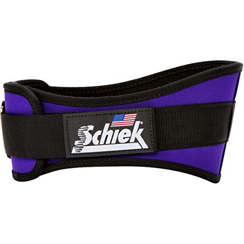 Schiek Sports Modèle 2006 Ceinture de Levage en Nylon 6 Pouces - 2TG - Violet