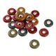 thumbnail image 1 of 20PCS Multi Colors 2cm De Cerámica Sueltas Espaciadoras Colgantes De Esmalte Para Joyas Manualidades DIY Macarena Perlas sueltas de cerámica colgante, 1 of 7