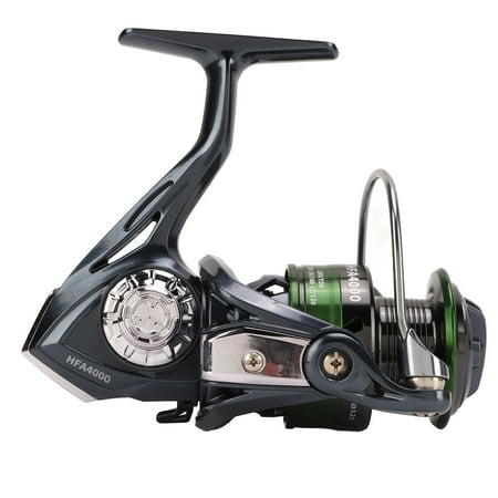 Fishing Spinning Reel Stainless Steel Metal Flexible Control Effort Saving High Strength Fishing Reel for Fishing Gueiykk