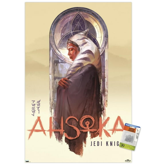 Star Wars: Ahsoka - Jedi Knight Wall Poster with Pushpins, 22.375" x 34"