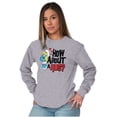 thumbnail image 3 of Smurfs Cute Smurfette How About a Hug Women's Long Sleeve T Shirt Brisco Brands S, 3 of 6