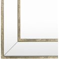 thumbnail image 4 of Mark&Day Wall Mirror, Leuvenum Modern Silver Rectangle Vanity Mirrors for Bedroom Living Room Bathroom and Entryway Home Decor, Mounted Gilded, Paned Wood Frame Mirror for Walls (40" H x 28" W), 4 of 8