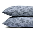 thumbnail image 3 of Just Linen 300 TC 100% Egyptian Cotton, Genuine Jacquard Damask Design, Full Sheet Set with 4 Pillow Cases & 18" Deep Pocketed Fitted Sheet, 3 of 4