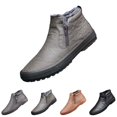 thumbnail image 4 of NOKIO Men'S Snow Boots Men'S High Top Snow Boots Fashion Casual Trainers Breathable Flat Casual Shoes Winter Padded Warm Men'S Boots Men'S Cold Weather Snow Boots, 4 of 5