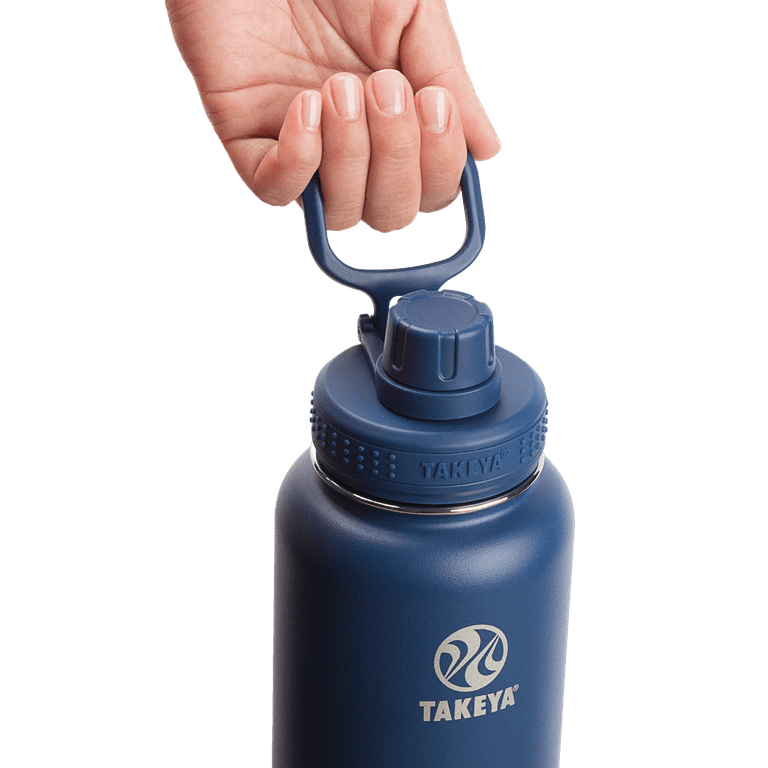 Takeya Actives Insulated Stainless Steel Water Bottle, Teal, 32 oz