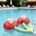 thumbnail image 6 of Yunuuuoa Inflatable Pool Drink Float Tray with Double Cup Holders for Beverages, Water Party and Beach Summer Relaxation, PVC Floating Cooler Caddy for Drinks by Pool, 6 of 6