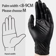 thumbnail image 2 of Professional Nitrile Gloves Multi-Purpose Vinyl Gloves Safety Work Gloves Latex Powder Free Gardening Nitrile Gloves for Home Kitchen Outdoor Use 9 Inch, 2 of 8