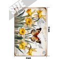 thumbnail image 5 of Daffodil Retro Aluminum Sign 12"x8" Metal Sign Daffodil Flower Bathroom Wall Decor Spring Decor for Party Tin Garden Signs for Cafes Club Pub Man Cave Wall Sign Gifts, 5 of 6