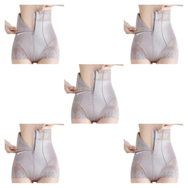 Wweixi Belly Control Experience Comfort And Control gray purple XL 5Set