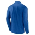 thumbnail image 3 of Men's Fanatics Royal Los Angeles Dodgers Head-to-Head Raglan Quarter-Zip Jacket, 3 of 3
