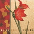 thumbnail image 3 of Unknown 15x15 Black Modern Framed Museum Art Print Titled - Red Amaryllis Damasque, 3 of 5
