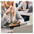 thumbnail image 6 of [Case of 150 28 oz. 2 Compartment Meal Prep Containers Reusable - Microwaveable, Dishwasher and Freezer Safe, BPA-Free, Portion Control and Convenience Food Storage with Lids, Stackable, 6 of 7