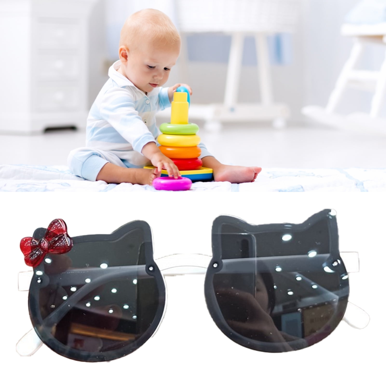Lunettes de Soleil pour Enfants Protection UV Confortables
