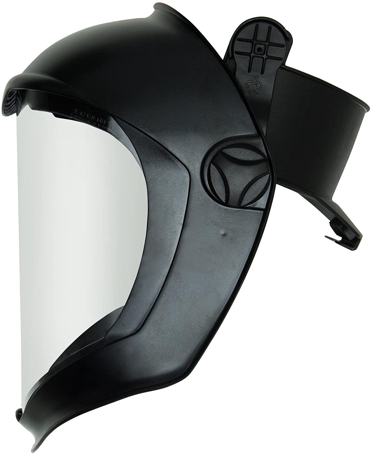 Honeywell Uvex Bionic Face Shields, Polycarbonate, Anti-Fog/Hardcoat Visor, Clear/Black Matte
