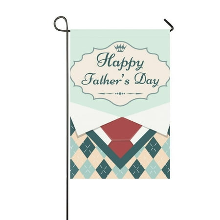Mypop Happy Father S Day Long Garden Flag Banner 12 X 18 Inch