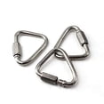 thumbnail image 2 of Flomore M8 Delta Quick Link 304 Stainless Steel Triangle Quicklink Chain Connector Screw Lock Carabiner Pack of 3, 2 of 4