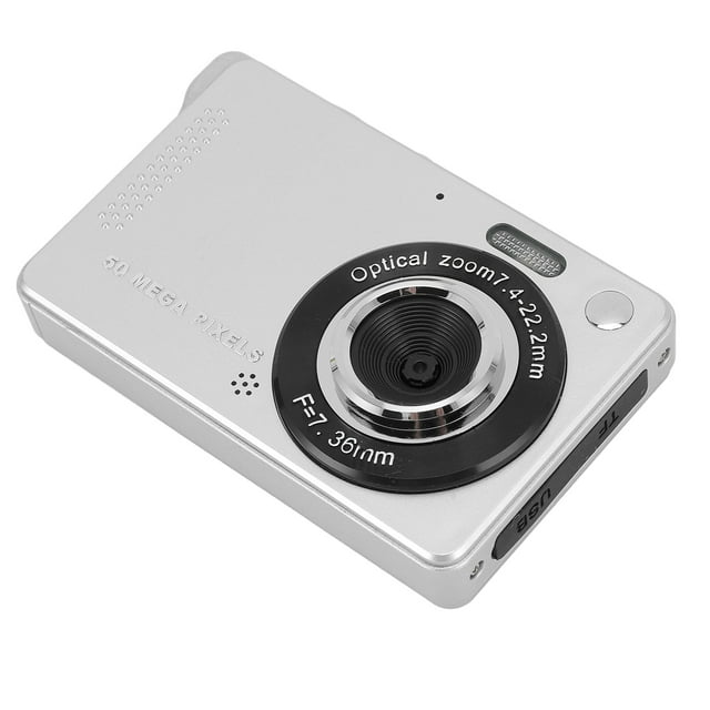 Cámara Digital HD 1080p para Fotograma, Videocámae Con Zoom 16x Con Pantalla Tft de 2,8 Pulgadas, Cámara de Vije Confocque Auticico de 50 MP Con Flash Led Selfie