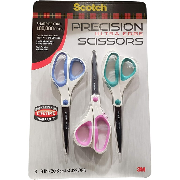 Scotch Scissors Precision Ultra Edge Titanium Shears Assorted