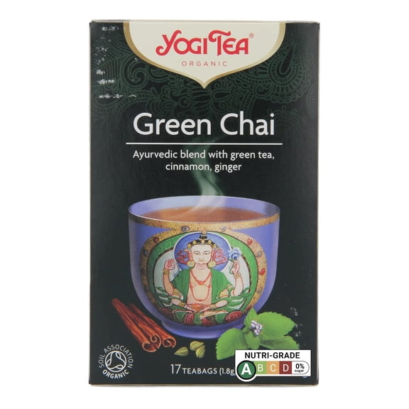 YOGI TEA Green Chai Tea Organic 17 Count