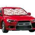 thumbnail image 2 of Bingfone Fire Truck Car Windshield Sun Shade Protector Keep Your Vehicle Cool Sun Shield Visor Cover Foldable For Car Truck Suv-Medium, 2 of 9