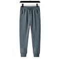 thumbnail image 4 of SRZYMJ Mens Casual Cargo Pants Workout Joggers Stretch Sweatpants Loose Fit Straight Leg Casual Trousers, 4 of 4