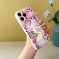 thumbnail image 7 of SKLYDDI Multicolor Peaceful Garden for iPhone 12 Mini Case - Cherry Blossom Design, TPU Flexible Cover, Aesthetic Cute, 7 of 7