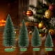 thumbnail image 4 of 30cm Farfi-miniárbol de Navidad de mesa, decoración de pino Artificial multicolor con Base para fiesta de Navidad, escritorio para el hogar, 4 of 5
