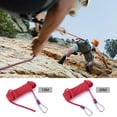 thumbnail image 5 of Cuerda De Supervivencia 10mm Heavy Duty Paracord Panchute Corad Lanyard Con Mosquetón Red-20m Cergrey Climbing Rope, 5 of 5