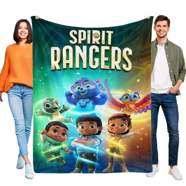 Guardianes del Espíritu anti-pilling, suave, ligera, esponjosa y acogedora de lujo para hogar y cocina – Perfecta para niños y adultos,100X130cm