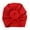 Red, variant on Solid Nursery Hospital Turban Hat Cap Beanie Bonnet with Flower for Baby Girls Toddlers Newborns Infants
