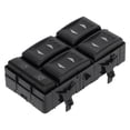 thumbnail image 1 of Interruptor de ventana eléctrica Unique Bargains No. 3S7T14A132BA para el lado del conductor delantero izquierdo para Ford Mondeo 2000-2007 Negro, 1 of 7
