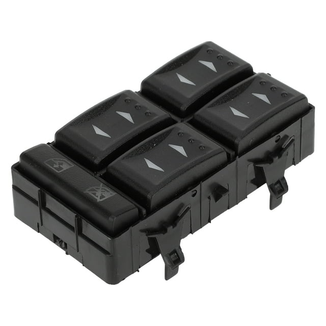 Interruptor de ventana eléctrica Unique Bargains No. 3S7T14A132BA para el lado del conductor delantero izquierdo para Ford Mondeo 2000-2007 Negro