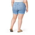 thumbnail image 3 of Levi Strauss Signature Women's and Women's Plus 5" Mid Rise Cuffed Short, Sizes 2-28, 3 of 4