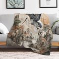 thumbnail image 2 of Throw Bedspread Soft Fluffy Warm Light Flannel Fabric Design For Duvet Cover, 2 of 8