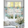thumbnail image 4 of Beach Coastal Sheer Curtains 54 Inch Length 2 Panels Set Window Treatments, Summer Coral Starfish Nautical Ocean Retro Rod Pocket Semi Curtains for Living Room/Bedroom/Kitchen Décor, 104"W x 54"L, 4 of 7