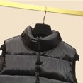 thumbnail image 6 of Qetyuw Puffer Vest for Women Sleeveless Zip Up Winter Vests Stand Collar Casual Warm Coat Outwear, 6 of 7
