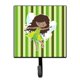 thumbnail image 1 of Gancho de pared Treasures Fy Green Stripes, pequeño, multicolor Caroline's Treasures BB6912SH4, 1 of 1