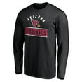 thumbnail image 2 of Men's Black Arizona Cardinals Team Arch Knockout Long Sleeve T-Shirt, 2 of 3
