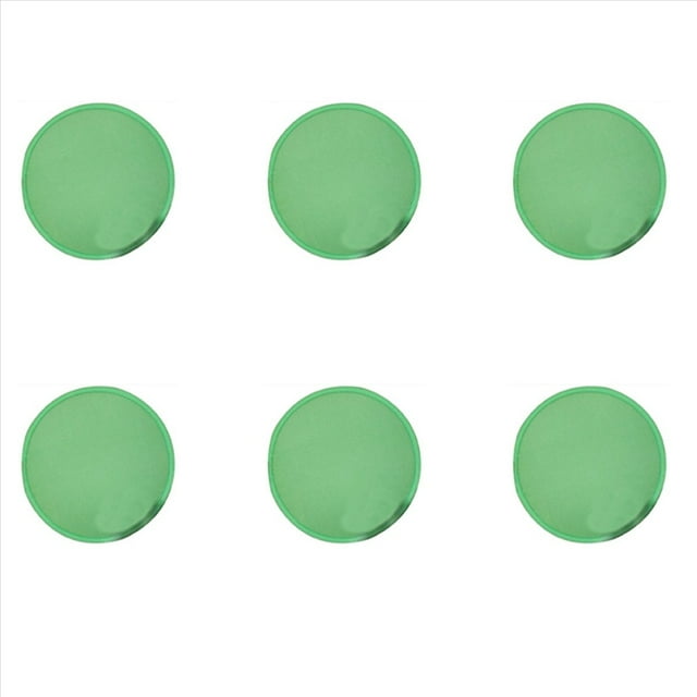 6X Abanico Redondo Plegable- Verde