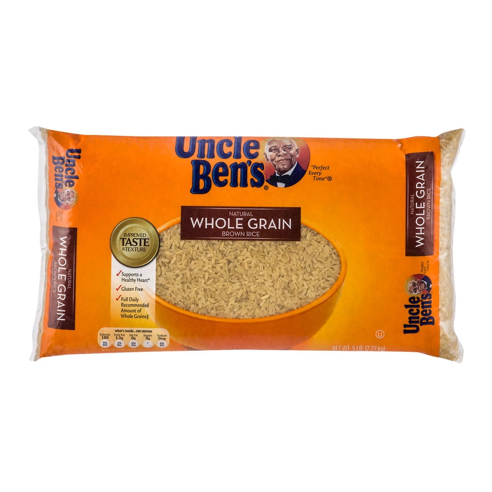 Uncle Ben s Brown Grain Whole Natural Rice 5 0 LB