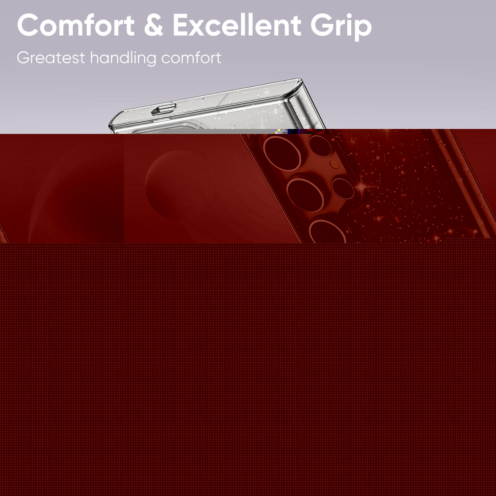 thumbnail image 2 of Compatible with Samsung Galaxy A53 5G Case Clear Glitter, Anti-Yellow Shockproof Protective Phone Case, Ultra Slim Transparent Anti-Scratch TPU Bumper Cover for Samsung Galaxy A53 5G, Black, 2 of 7