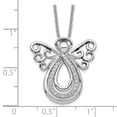 thumbnail image 7 of Sterling Silver CZ Angel Of Comfort 18in. Necklace and Pendant, 7 of 7